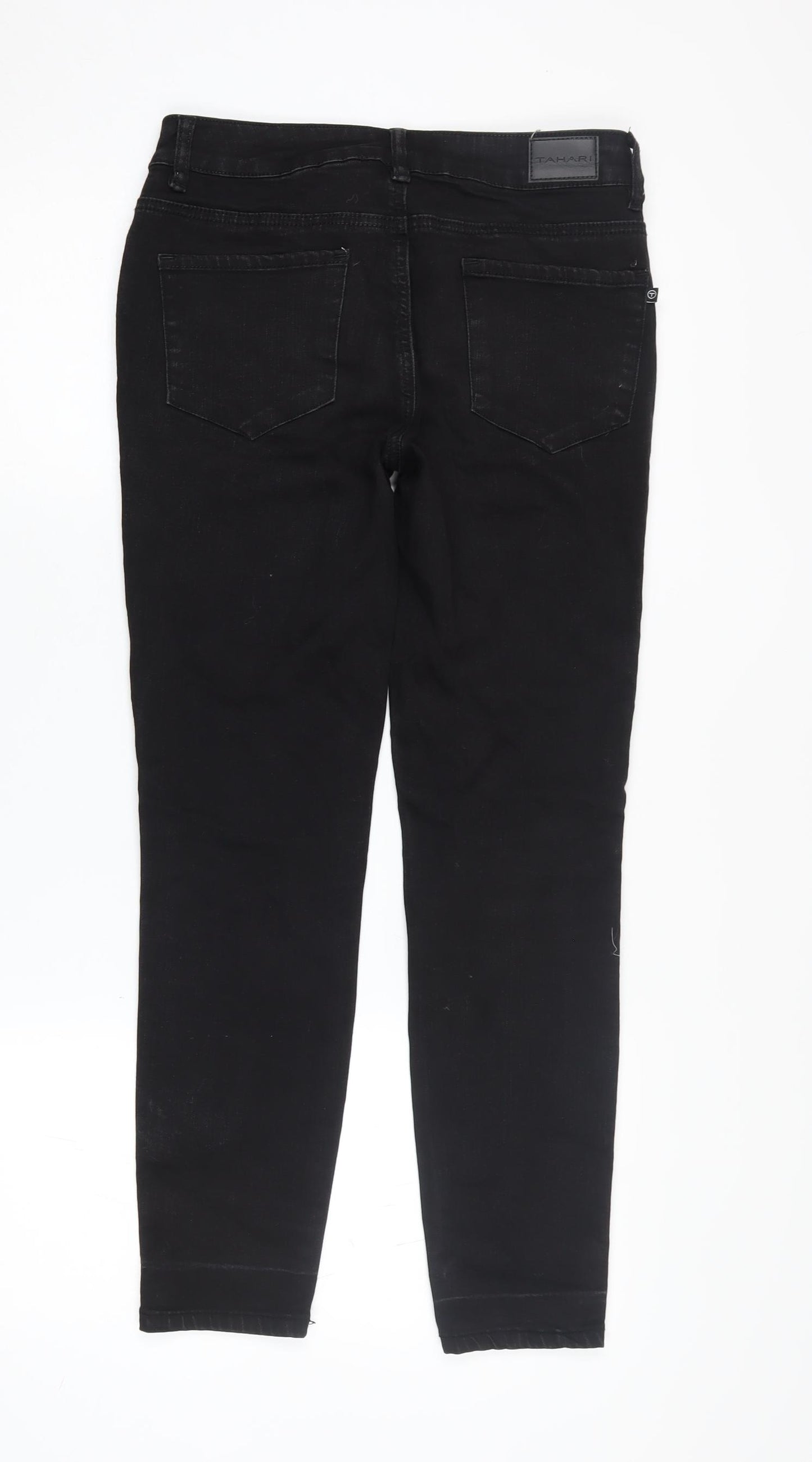 Tahari Women's Black Skinny Jeans, Size 2, Slim Fit