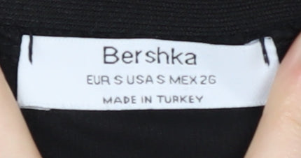 Bershka Women's Black Pleated Midi Skirt Size S