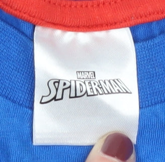 Marvel Spider-Man Boys Blue Graphic T-Shirt 3-4 Years