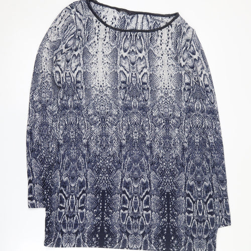 Marks and Spencer Women's Blue Pullover Jumper Size 14