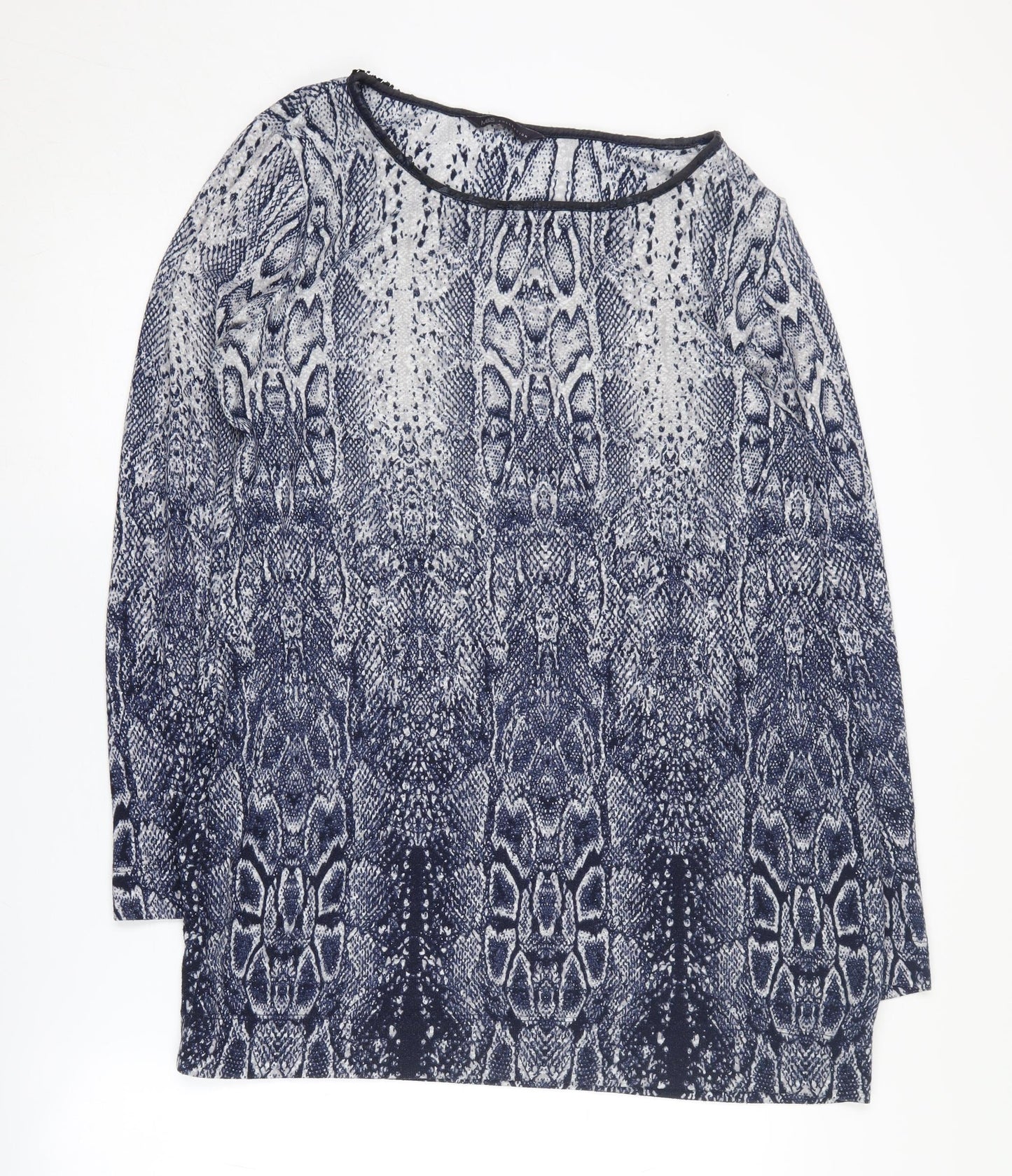 Marks and Spencer Women's Blue Pullover Jumper Size 14