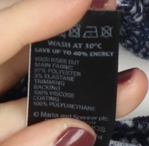 Marks and Spencer Women's Blue Pullover Jumper Size 14
