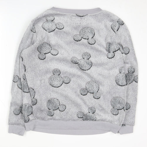 Disney Women’s Grey Fleece Pyjama Top M