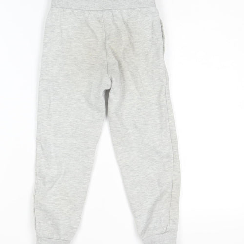 Marvel Boys Grey Jogger Trousers 4-5 Years with Superhero Theme