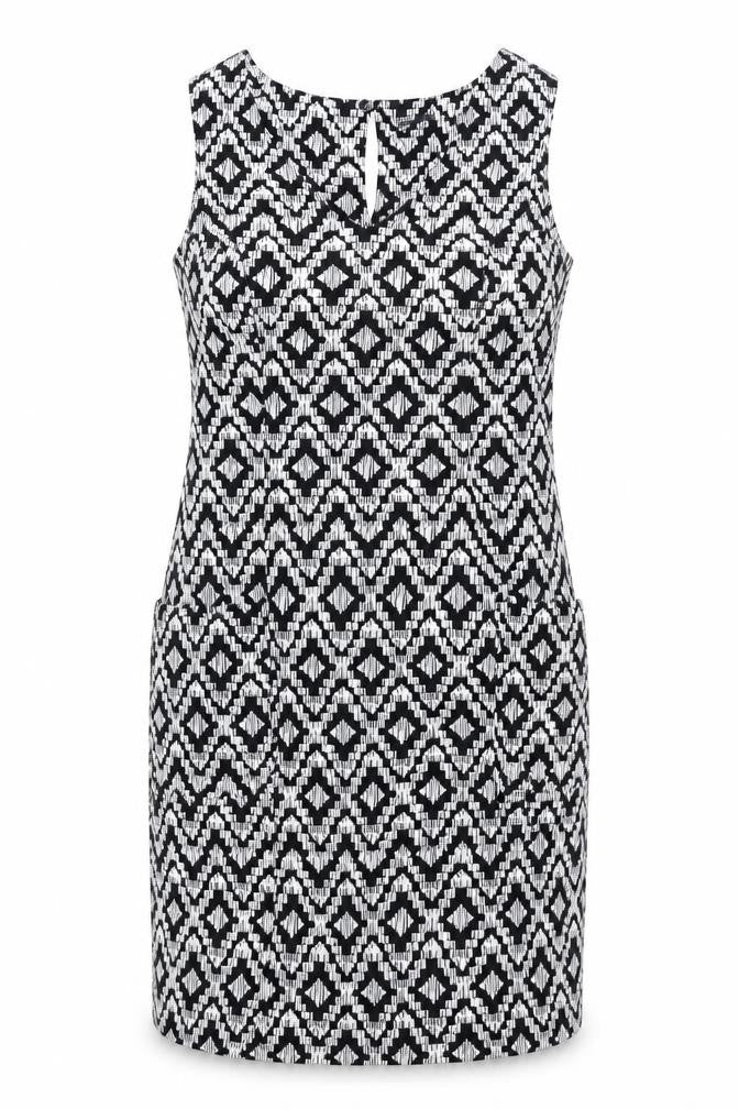 Front view of Marks & Spencer Women's Multicoloured Shift Dress, size 10