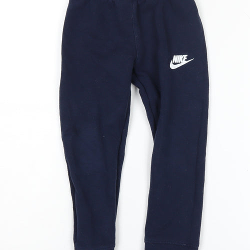 Nike Boys Blue Jogger Trousers 4-5Y - Comfort & Style