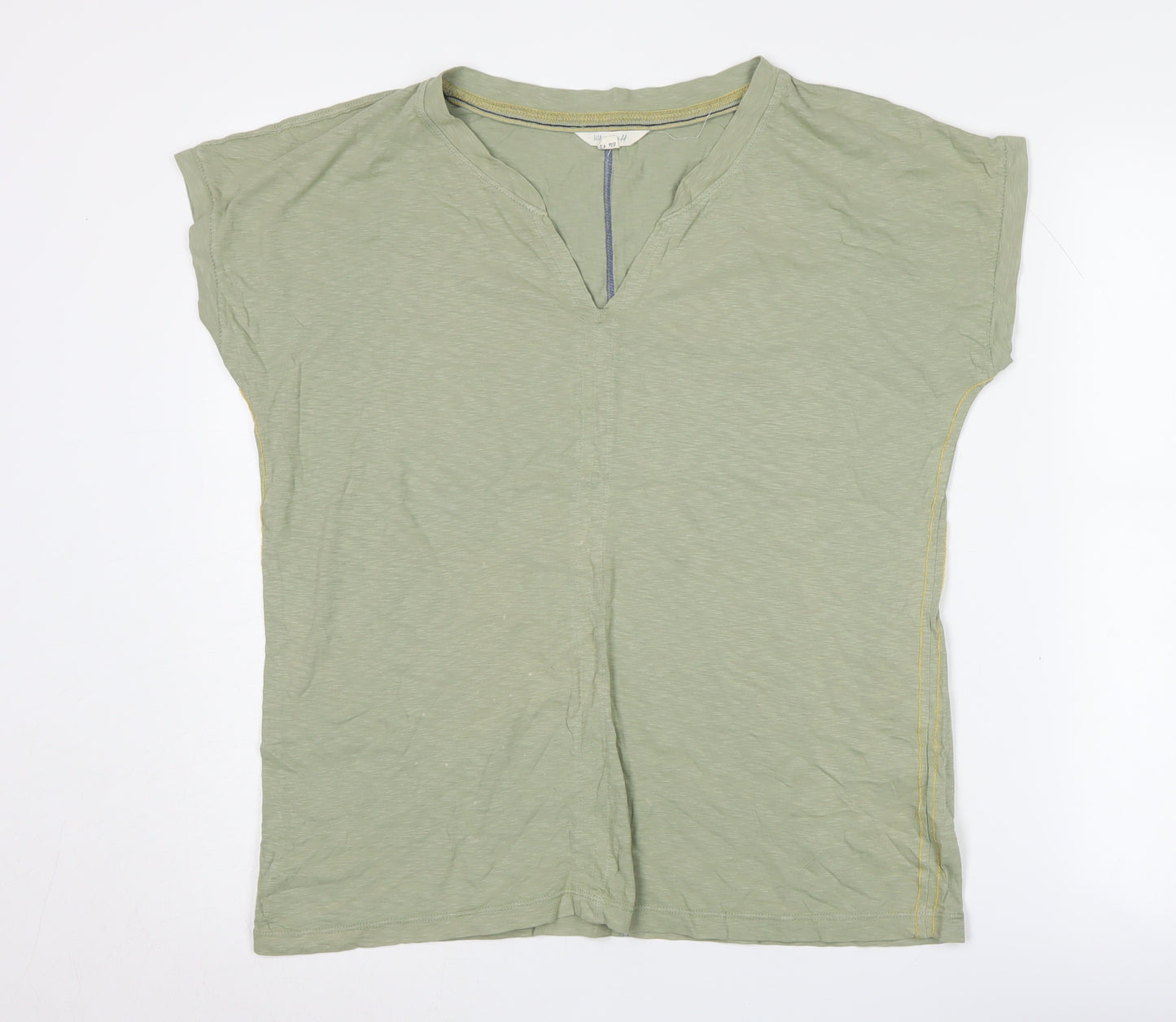 White Stuff Green Women's Sleeveless T-Shirt Size 14
