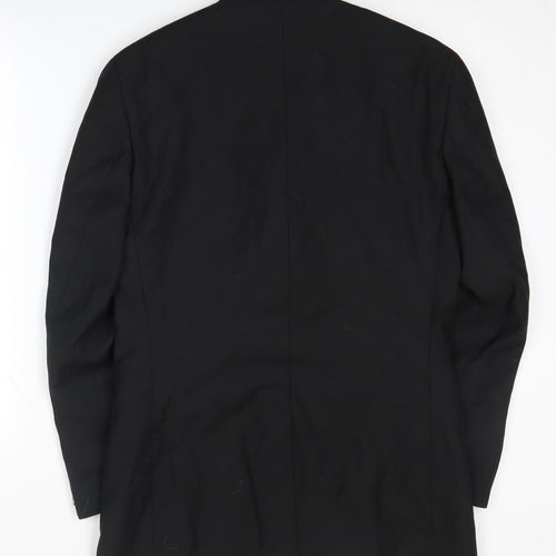 Greenwoods Men's Black Classic Blazer, Size 36