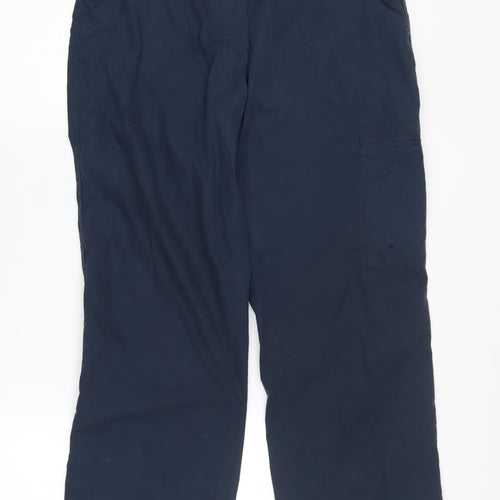 Mountain Warehouse Women's Blue Cargo Trousers Size 10