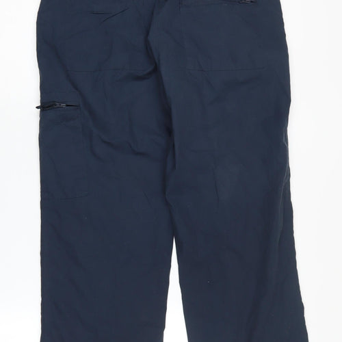 Mountain Warehouse Women's Blue Cargo Trousers Size 10