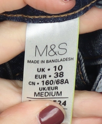 Marks and Spencer Women's Blue Straight Jeans Size 10