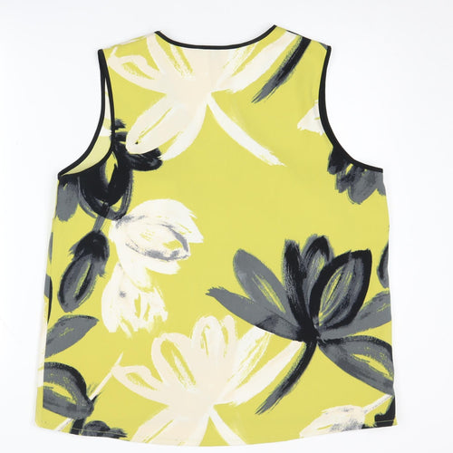 Next Women's Multicoloured Floral Tank Top UK 16