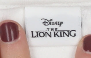 Disney The Lion King Unisex Babygrow - 12 Months, White, Cotton