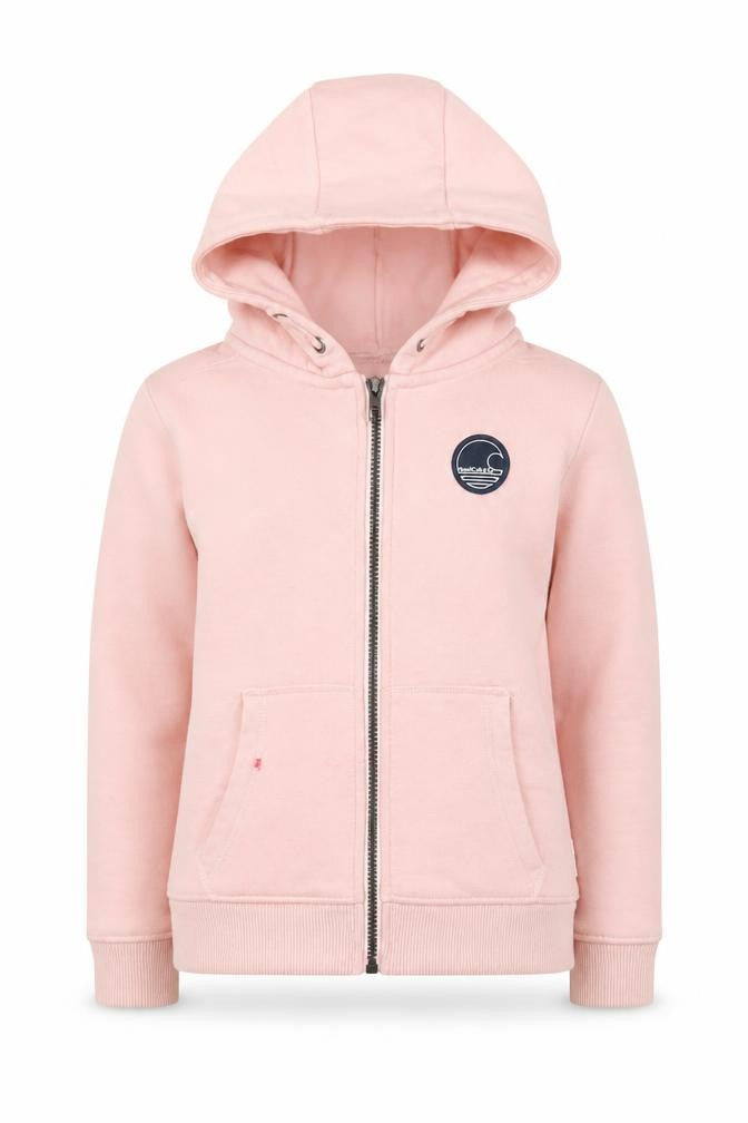 SoulCal & Co Girls Pink Hoodie, 7-8 Years, Full Zip, Cotton Blend