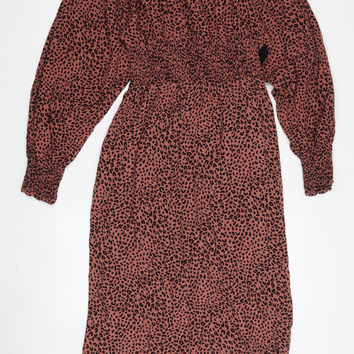 Marks and Spencer Women's Multicoloured Animal Print Dress