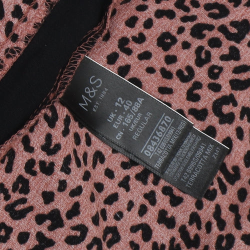 Marks and Spencer Women's Multicoloured Animal Print Dress