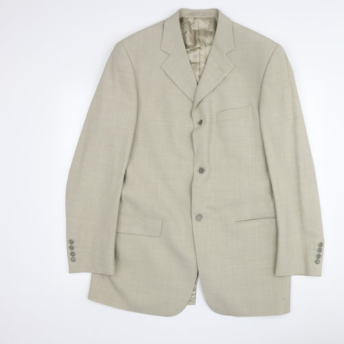 Hugo James Men's Beige Classic Blazer Size 40L
