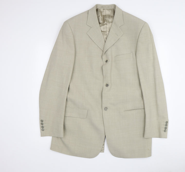 Hugo James Men's Beige Classic Blazer Size 40L