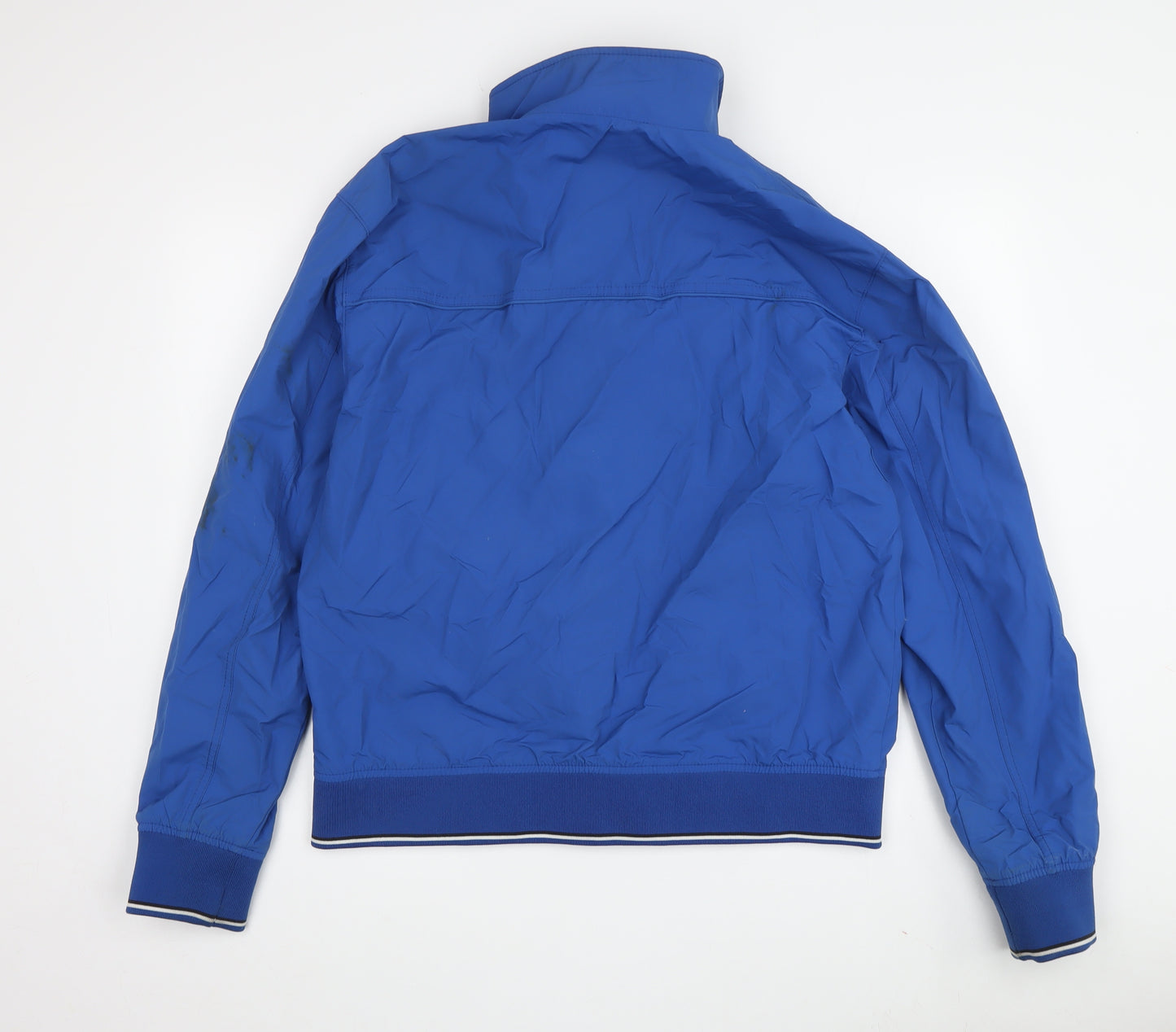 Marks and Spencer Men's Blue Bomber Jacket M Casual
