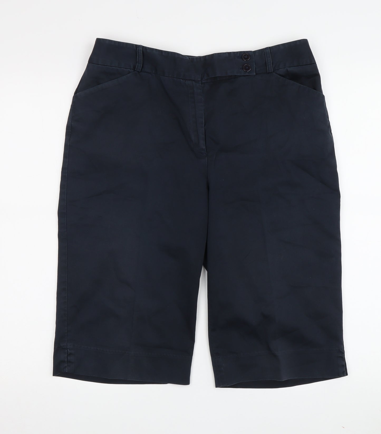 Van Heusen Women's Black Bermuda Shorts Size 10