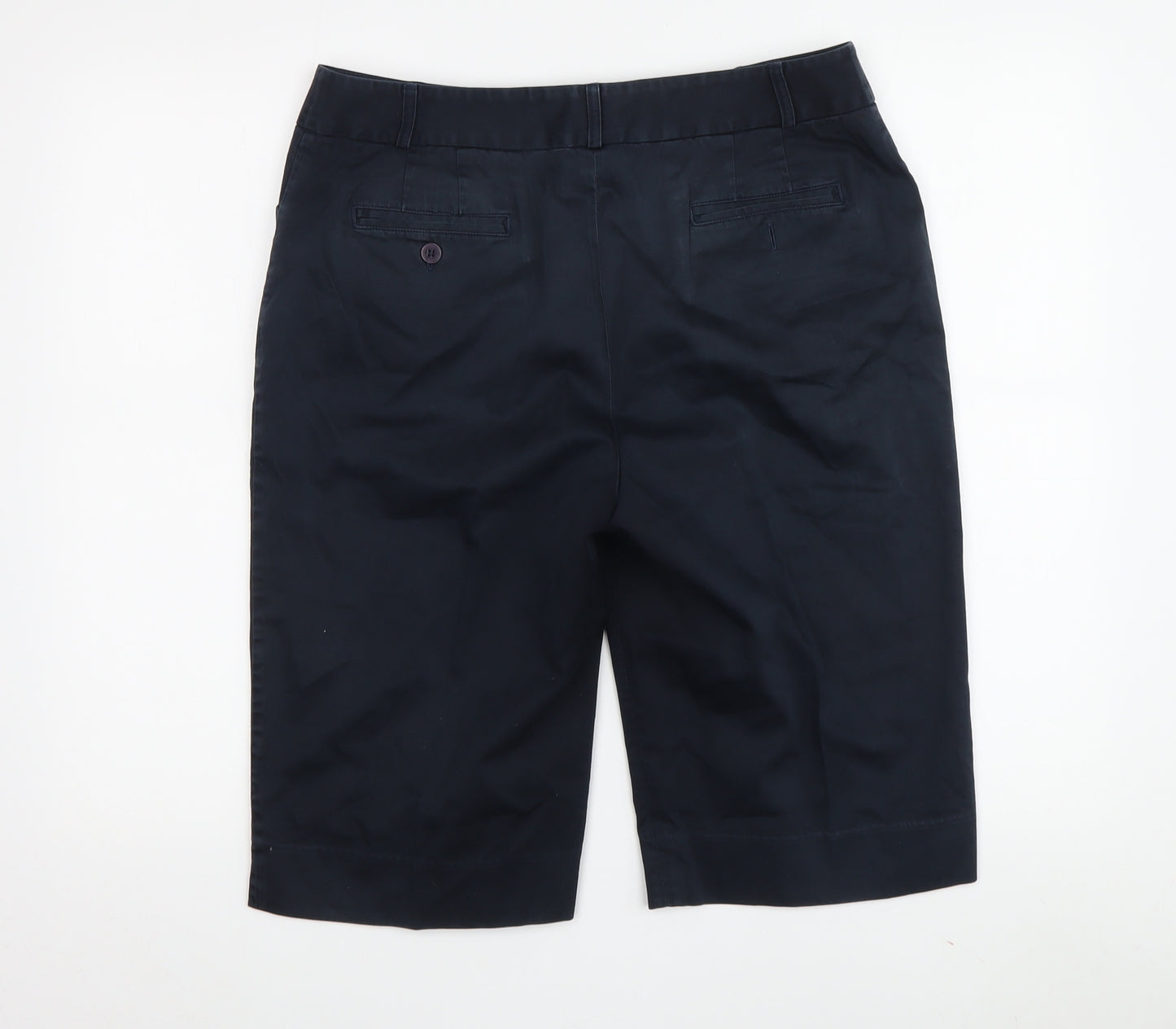 Van Heusen Women's Black Bermuda Shorts Size 10