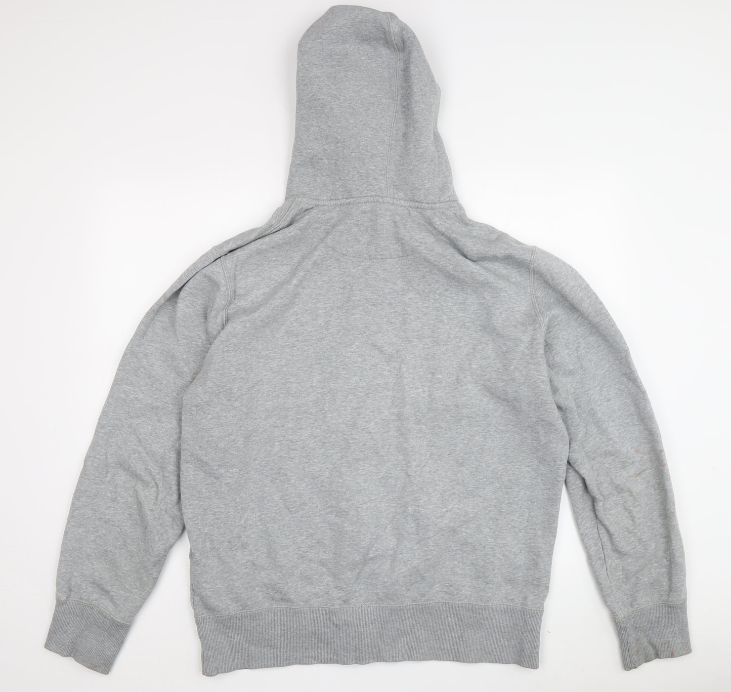 Nike Men's Grey Full Zip Hoodie, Size L