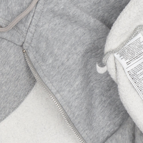 Nike Men's Grey Full Zip Hoodie, Size L