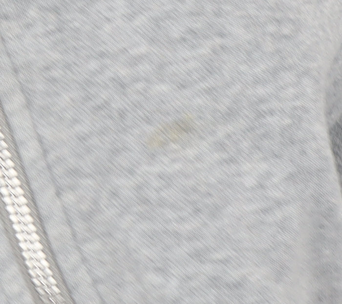 Nike Men's Grey Full Zip Hoodie, Size L