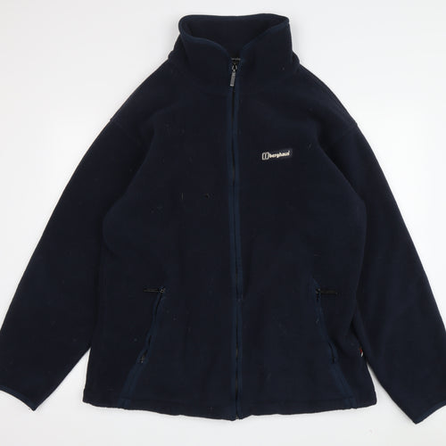 Berghaus Men's Blue Fleece Jacket Size L - Casual Outdoor