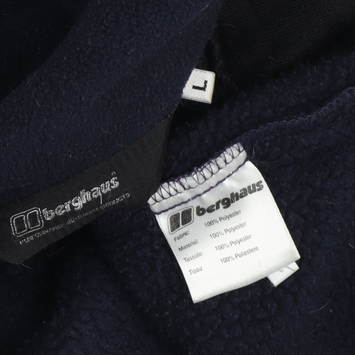 Berghaus Men's Blue Fleece Jacket Size L - Casual Outdoor