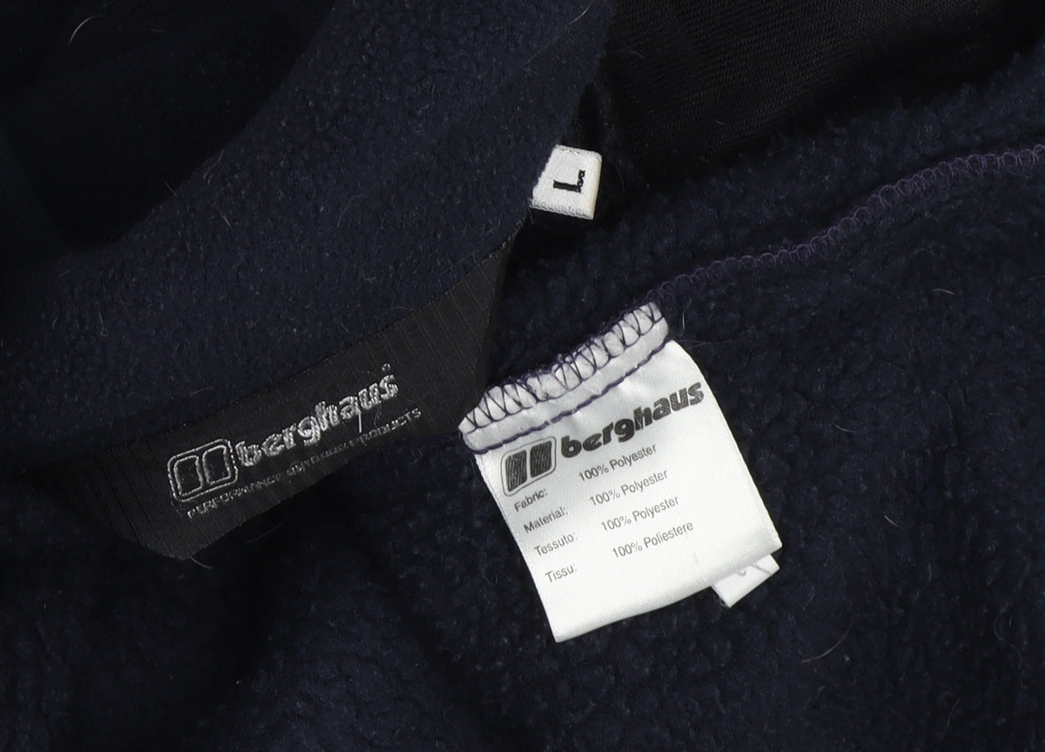 Berghaus Men's Blue Fleece Jacket Size L - Casual Outdoor