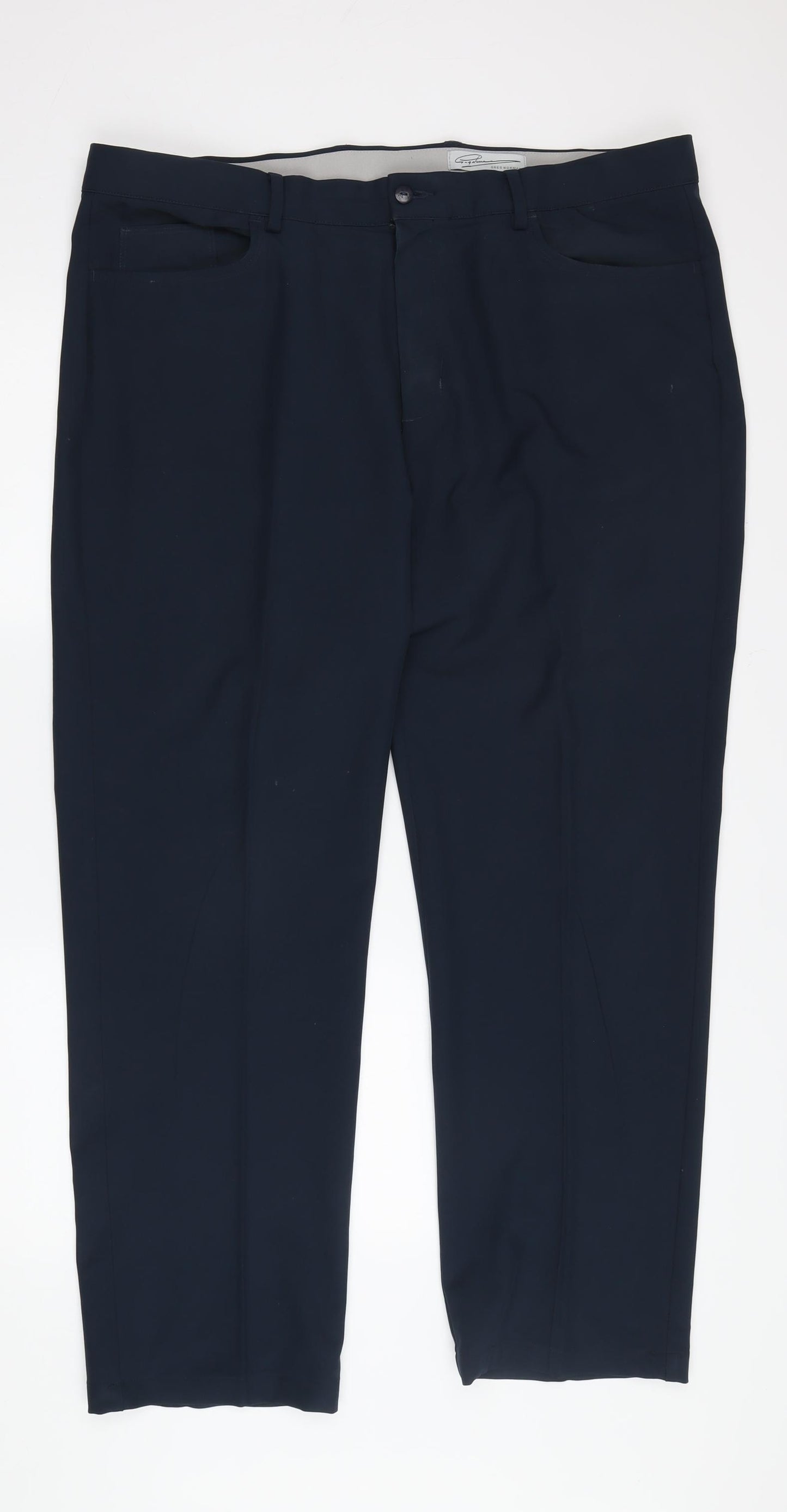 Greg Norman Men's Black Trousers, Size 38
