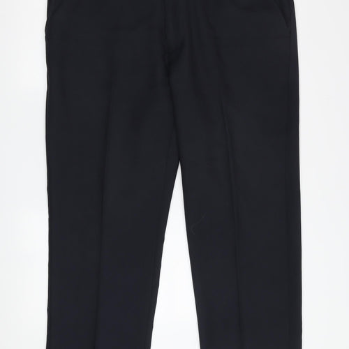 Farah Men's Black Dress Pants - Size 38 Classic Fit