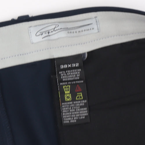 Greg Norman Men's Black Dress Pants, Size 38X32, Business Attire