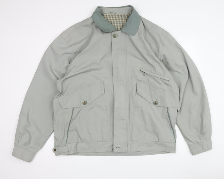 C&A Men's Grey Jacket Size 44 Regular Fit
