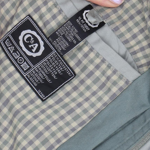 C&A Men's Grey Jacket Size 44 Regular Fit