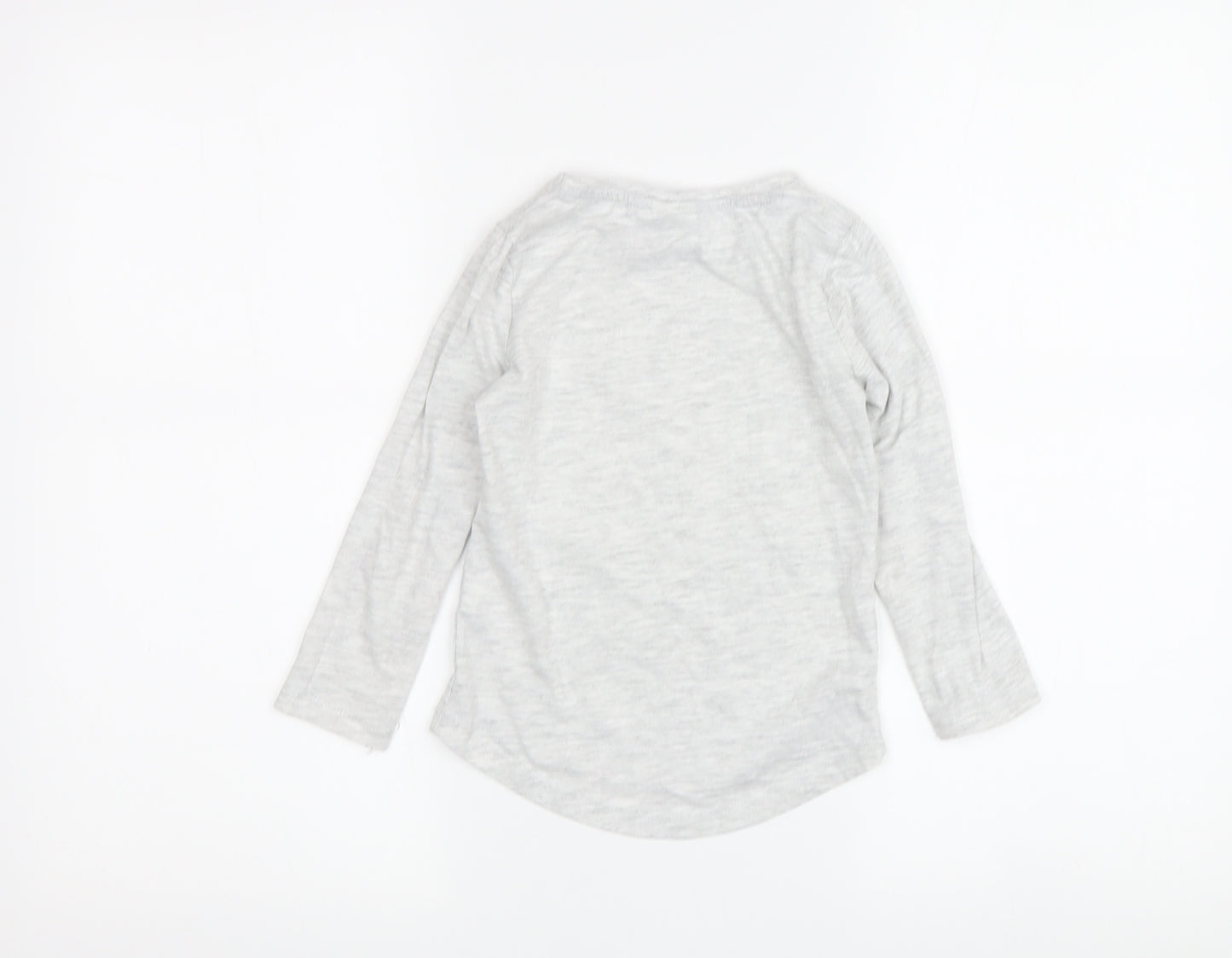 Disney Girls Grey Mickey Mouse Long Sleeve T-Shirt 3-4 Years