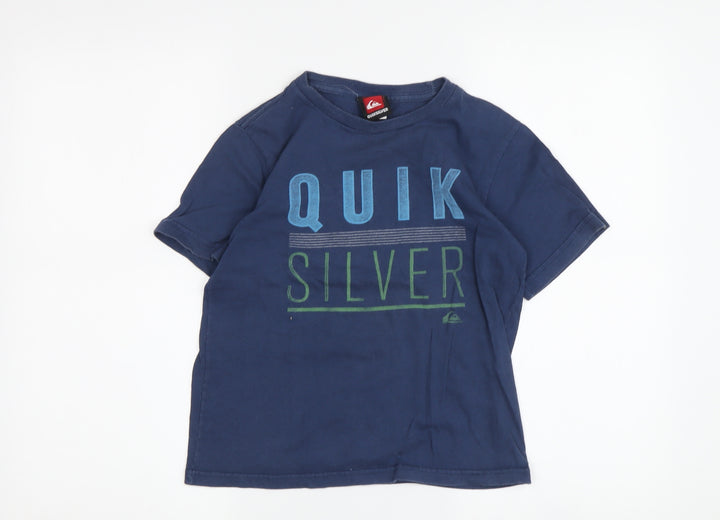 Quiksilver Boys Blue Medium Graphic T-Shirt