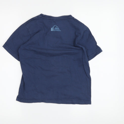 Quiksilver Boys Blue Medium Graphic T-Shirt