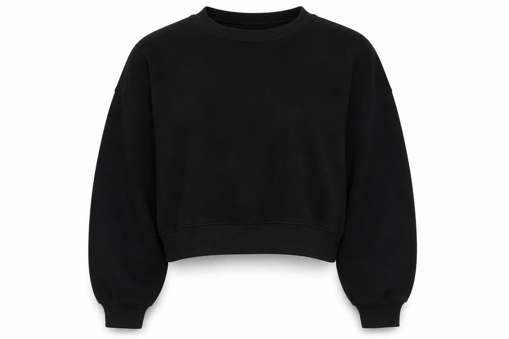 Front view of Gap Women's Black Pullover Sweatshirt Medium