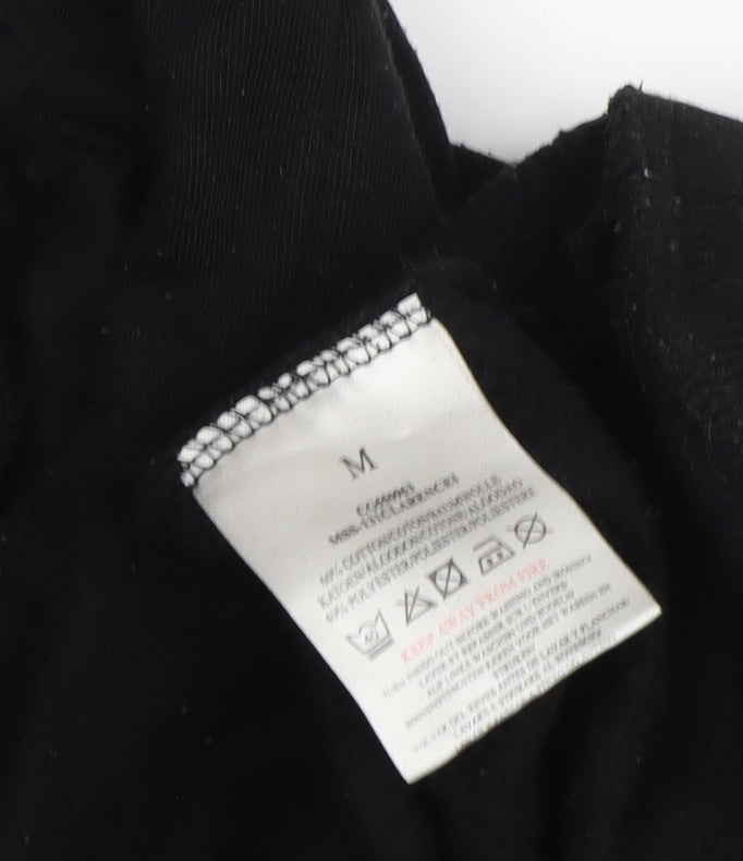 Brave Soul Men's Black Medium Pullover Hoodie