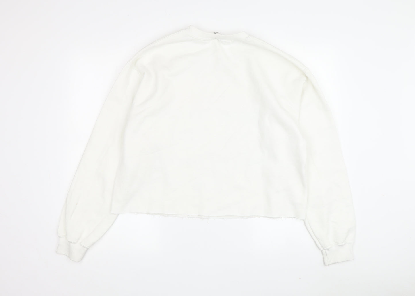 Miss Selfridge Women's White M Pullover Sweatshirt