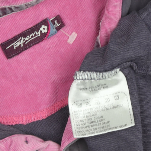Tayberry Women's Grey Henley Sweatshirt Size 12