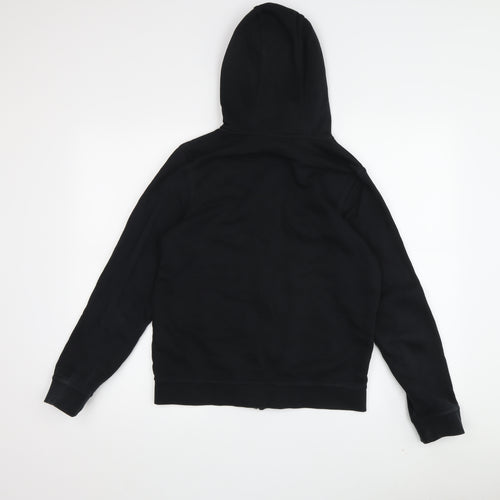 Nike Boys Black Full Zip Hoodie - Size L, Fleece, Casual