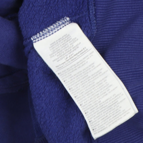 Nike Boys Blue Hoodie L Athletic Logo Pullover