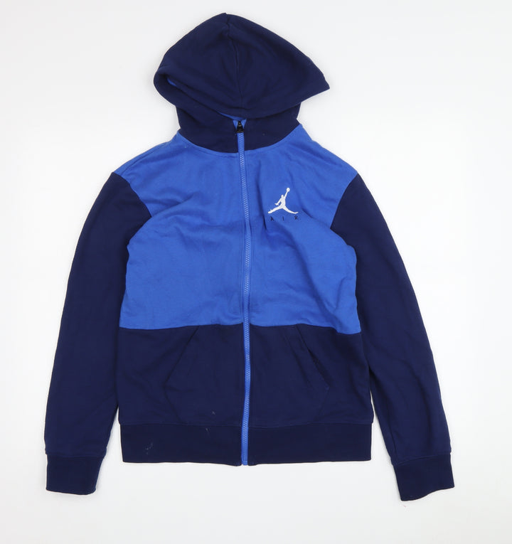 Jordan Boys Blue Full Zip Hoodie 11-12 Years