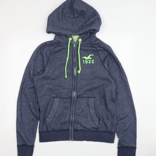 Hollister Men's Blue M Full Zip Hoodie