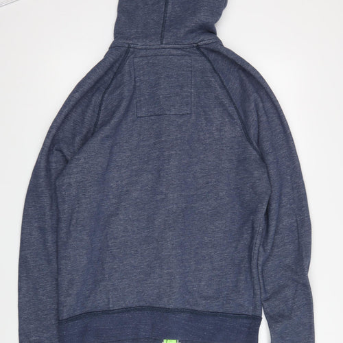 Hollister Men's Blue M Full Zip Hoodie