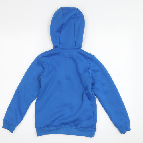 Mountain Warehouse Boys Blue Hoodie 7-8 Full Zip Lined