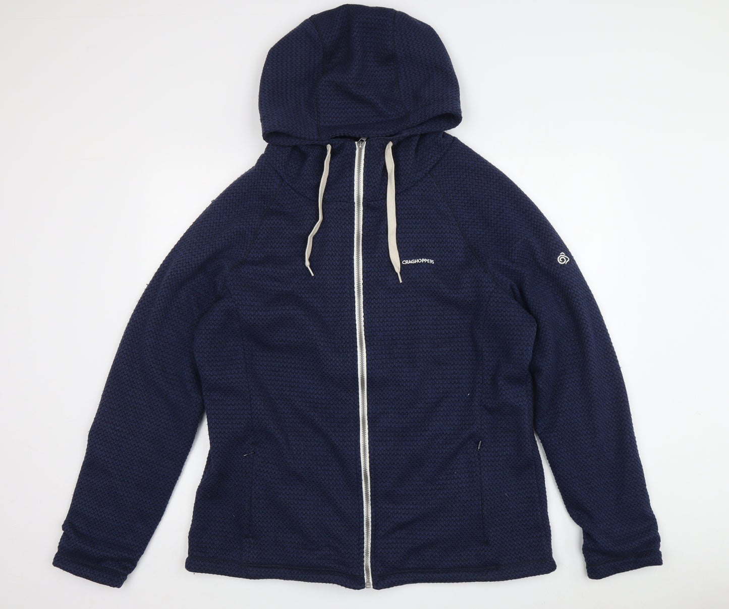 Craghoppers Women's Blue Full Zip Hoodie Size 18